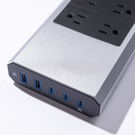 Austere VII Protector contra Sobretensión 6 Tomas 4000 Julios 45W USB-C