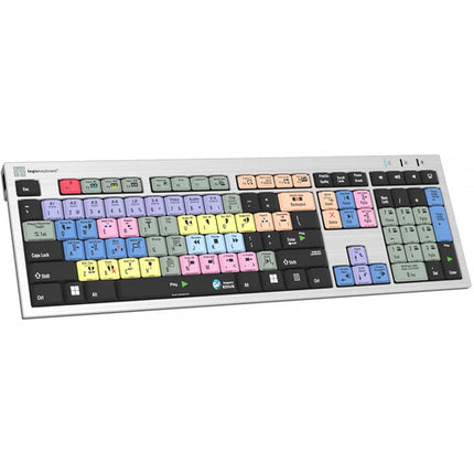 Logickeyboard Grass Valley EDIUS Teclado PC USB con Hub 2 Puertos