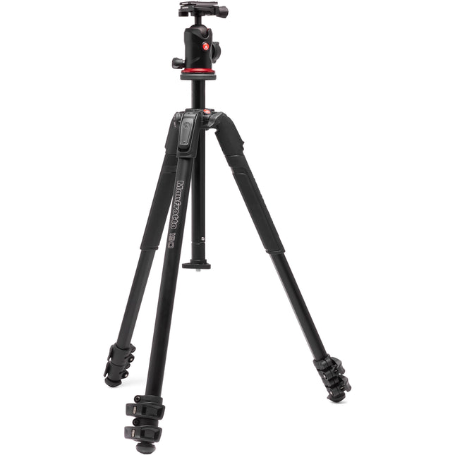 Manfrotto 190X3 Trípode de Aluminio 3 Secciones 67.6 Pulgadas 22 lb Capacidad