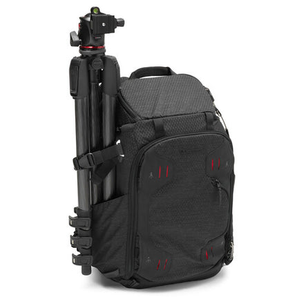 Manfrotto 055XPRO Trípode de Fibra de Carbono 4 Secciones y Cabezal XPRO con Capacidad 15 kg y Altura Máxima 182 cm