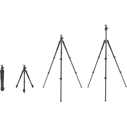 Manfrotto 190X3 Trípode de Aluminio 3 Secciones 67.6 Pulgadas 22 lb Capacidad