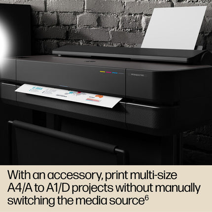 HP DesignJet T210 24" Plotter inalámbrico impresión 2400x1200 dpi velocidad 45s