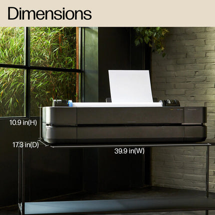 HP DesignJet T210 Impresora Plotter Gran Formato Inalámbrica 24" 2400x1200 dpi Cutter Automático