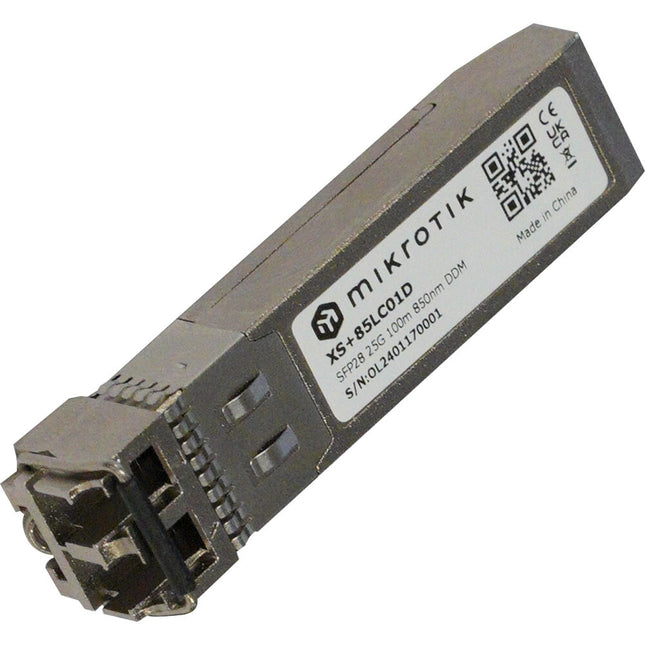 MikroTik SFP28 Módulo de 25 Gb/s y alcance de 10 m