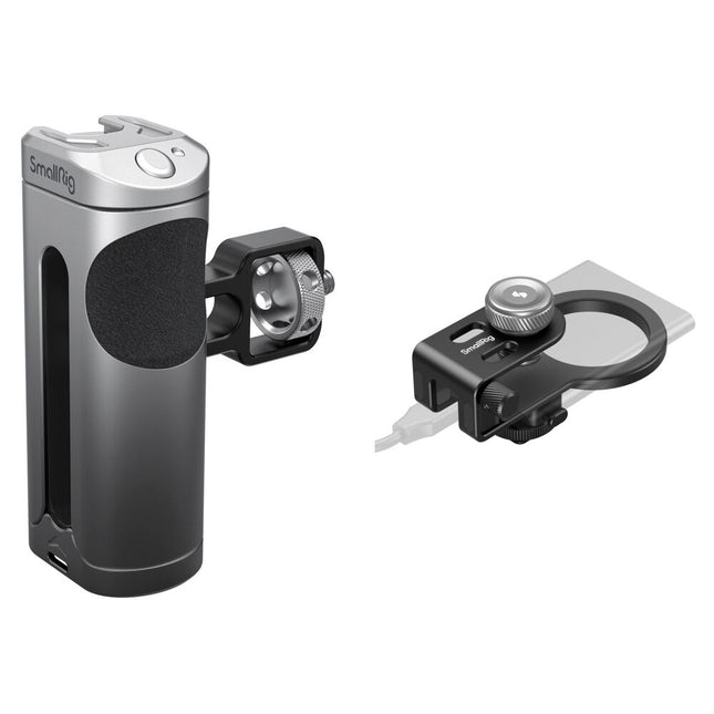 SmallRig Empuñadura Lateral para Smartphone con Control Remoto y Soporte SSD MagSafe Cold Shoe