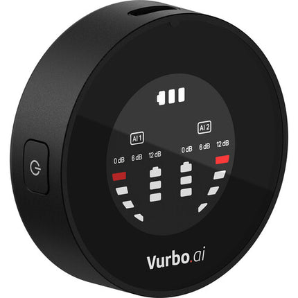 IPEVO AI Duo Sistema de Micrófono Inalámbrico para 2 personas con 18h batería y 4.9 m alcance