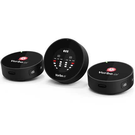 IPEVO AI Duo Sistema de Micrófono Inalámbrico para 2 personas con 18h batería y 4.9 m alcance