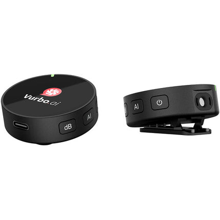 IPEVO AI Duo Sistema de Micrófono Inalámbrico para 2 personas con 18h batería y 4.9 m alcance