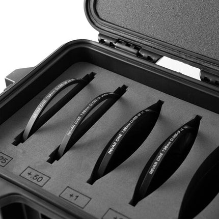 Revar Cine Close-Up Set 4 Dioptrías 138mm con Doble Bandeja y Estuche rígido