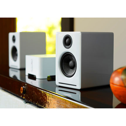 Audioengine A2+ Next Gen Altavoces Bluetooth 30W RMS Blancos Piano