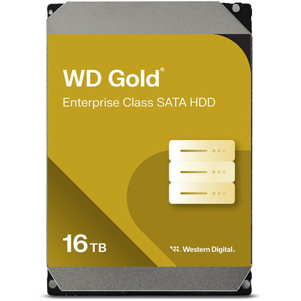 WD 16TB Gold HDD interno empresarial 3.5" 7200 rpm SATA III 512MB cache