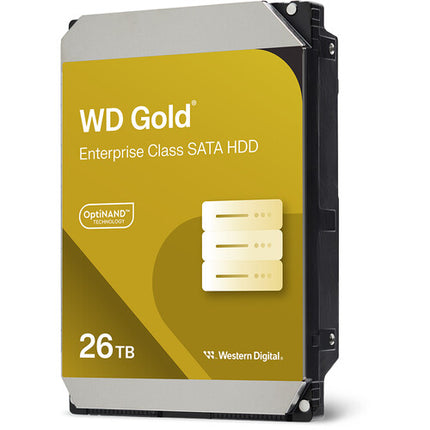 WD 26TB Gold HDD interno empresarial 3.5" 7200 rpm SATA III