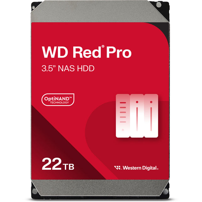 WD 22TB Red Pro Disco Duro Interno NAS 7200 rpm SATA III 3.5"