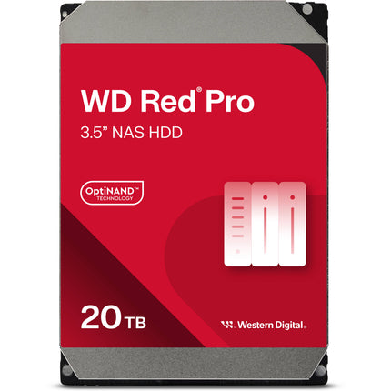 WD 20TB Red Pro HDD NAS Interno 3.5" 7200 rpm SATA III 512MB Cache