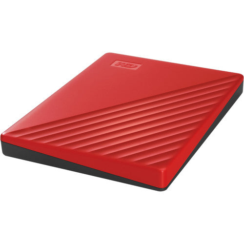 WD 1TB My Passport Disco Duro Externo USB 3.2 Gen 1 Rojo 256-bit AES