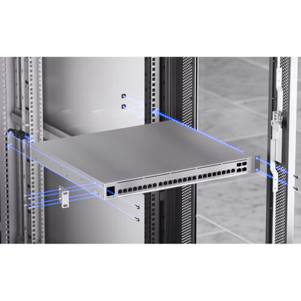 Ubiquiti Pro HD Switch de red gestionado 24 puertos 2.5G 10G 600W PoE++