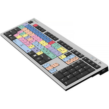 Logickeyboard Adobe Premiere Pro CC Teclado Slim Line Plata 2 USB 2.0