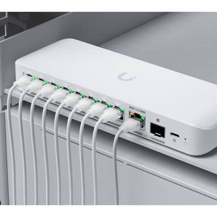 Ubiquiti Flex 2.5G Switch de Red Gestionado 8 Puertos 60Gbps USB-C