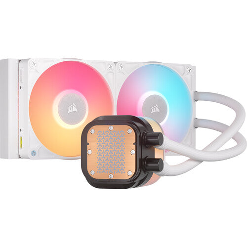 CORSAIR iCUE LINK TITAN RX LCD 240mm Refrigeración Líquida CPU Pantalla IPS 2.1" Blanca