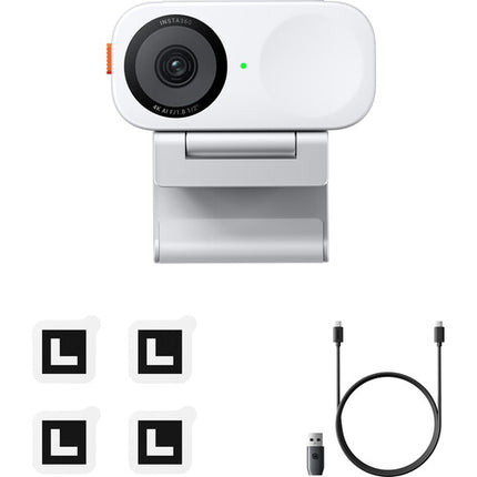 Insta360 Link 2C Webcam 4K UHD 30fps 79.5° Campo Visual Arctic White