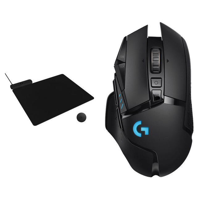 Logitech G G502 LIGHTSPEED Ratón Gaming 25600 dpi 11 Botones Kit POWERPLAY 2