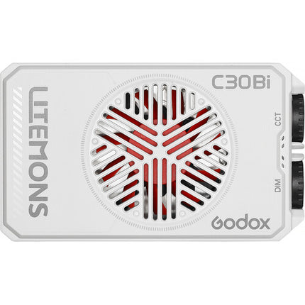 Godox Litemons C30BI Panel LED Bicolor 2800-6500K 5.3x3.1 Pulg USB-C