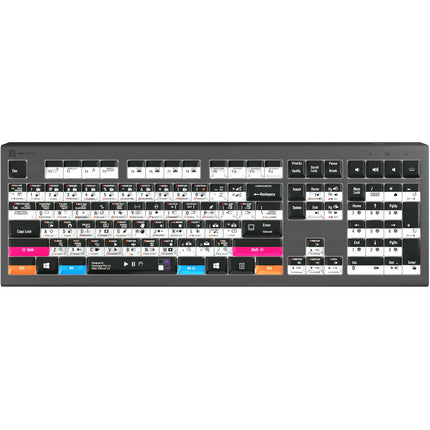 Logickeyboard ASTRA 2 teclado retroiluminado Mac 108 teclas USB con atajos para Premiere Pro