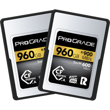 ProGrade Digital CFexpress 2.0 Type A 960GB Tarjetas de Memoria 2-Pack