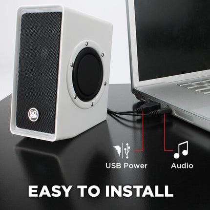 GOgroove SonaVERSE O2i altavoces para computadora 7W RMS 2" drivers