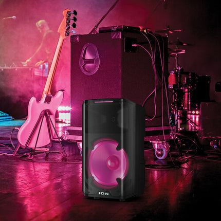 ION Audio Trouper 300 Altavoz portátil con batería 30 h 10" Woofer luces LED y micrófono cable