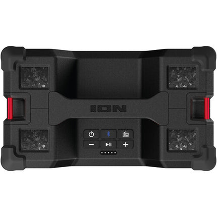 ION Audio Tailgater Tough Altavoz inalámbrico portátil Bluetooth 6.5" woofer IPX5 resistente agua batería 10 h