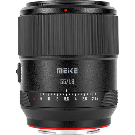 Meike 55mm f1.8 Pro AF Objetivo para FUJIFILM X con diafragma de 9 láminas y enfoque automático