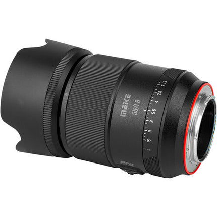 Meike 55mm f1.8 Pro AF Objetivo para FUJIFILM X con diafragma de 9 láminas y enfoque automático
