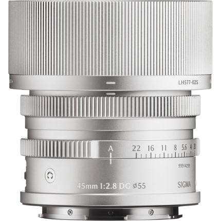 Sigma 45mm f2.8 DG Contemporary Lente Prime Compacta Full Frame L-Mount Plata