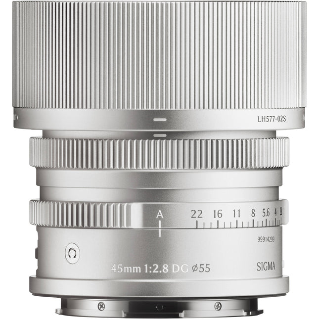 Sigma 45mm f2.8 DG Contemporary Lente Prime Compacta Full Frame L-Mount Plata