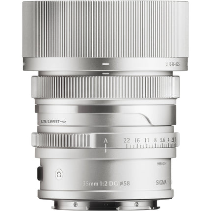 Sigma 35mm f2 DG Contemporary Lente Gran Angular Full Frame L-Mount Plata