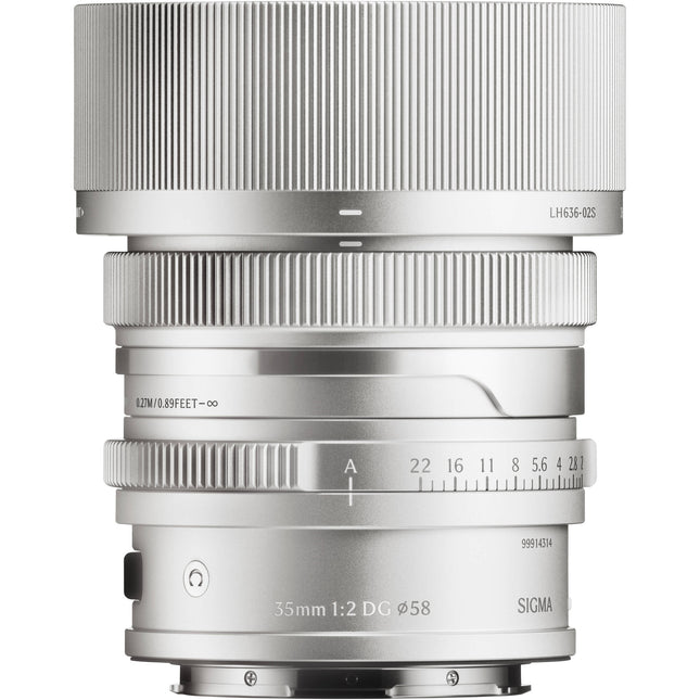 Sigma 35mm f2 DG Contemporary Lente Gran Angular Full Frame L-Mount Plata