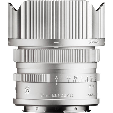 Sigma 24mm f3.5 DG Lente Gran Angular Full Frame Metal L-Mount Plateado