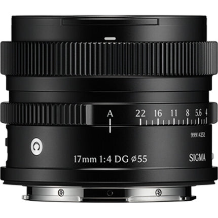 Sigma 17mm f4 DG Contemporary Lente Ultra Gran Angular 55mm