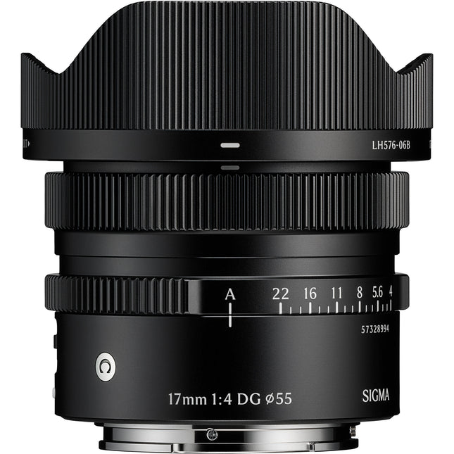 Sigma 17mm f4 DG Contemporary Lente Ultra Gran Angular 55mm
