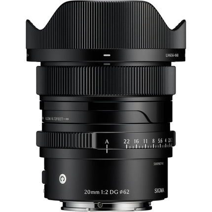 Sigma 20mm f2 DG Contemporary Objetivo Gran Angular Ultra Rápido Full Frame