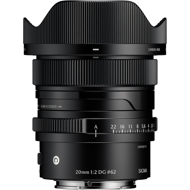 Sigma 20mm f2 DG Contemporary Objetivo Gran Angular Ultra Rápido Full Frame