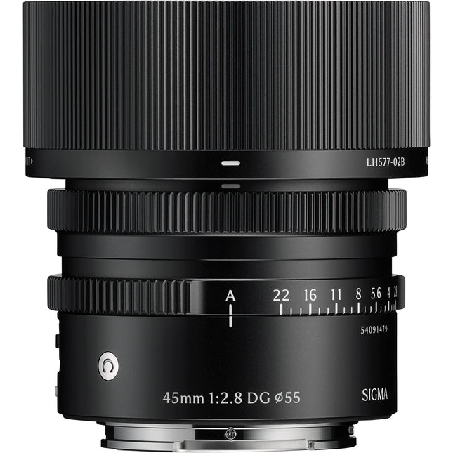 Sigma 45mm f 2.8 DG Contemporary Lente Full Frame f 22 Negro