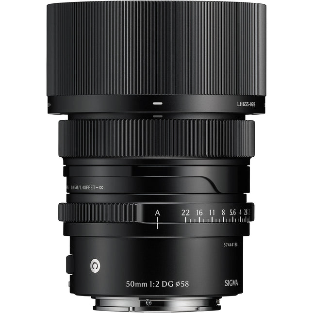 Sigma 50mm f2 DG Contemporary Lente para Sony E F2 a F22 Metal