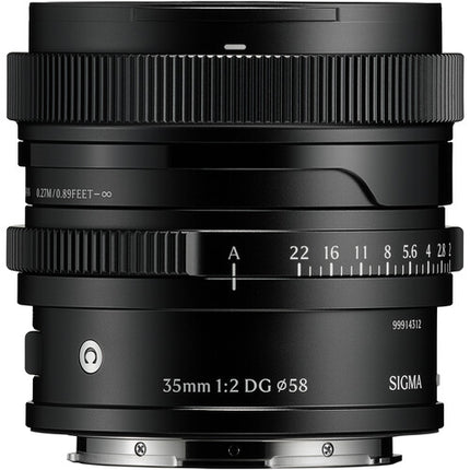Sigma 35mm f/2 DG Lente Prime Gran Angular Full-Frame F/22 Negro