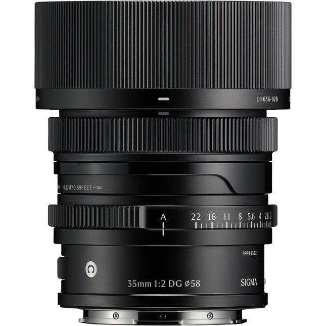 Sigma 35mm f/2 DG Lente Prime Gran Angular Full-Frame F/22 Negro