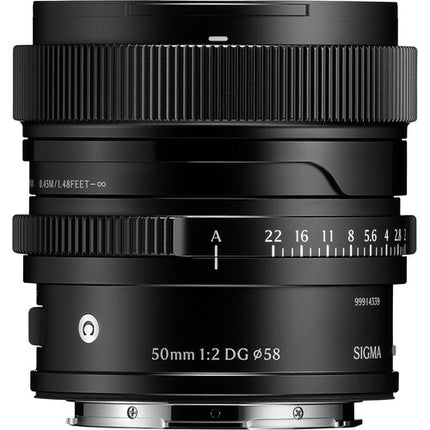 Sigma 50mm f/2 DG Contemporary Lente Prime Full Frame f2-f22 Negro