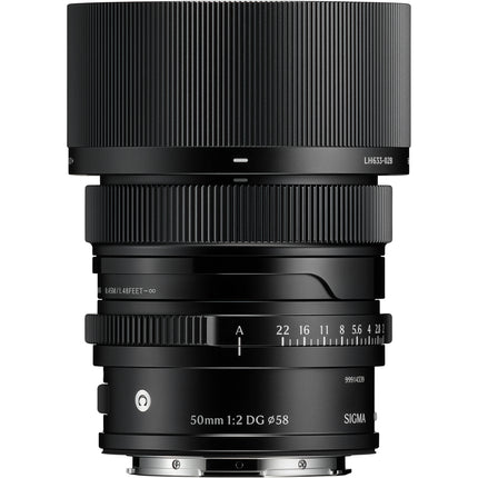 Sigma 50mm f/2 DG Contemporary Lente Prime Full Frame f2-f22 Negro