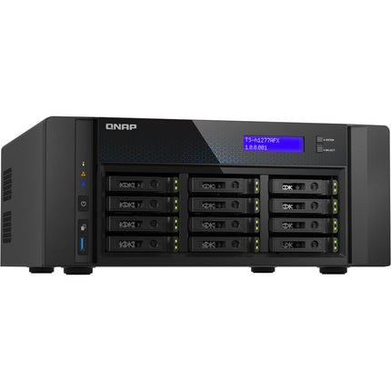 QNAP TS-h1277AFX NAS con 12 Bahías SATA 3.8GHz Ryzen 32GB RAM