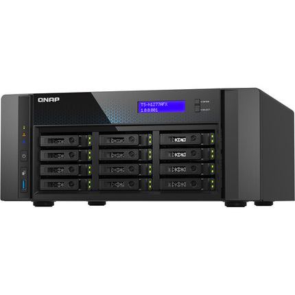 QNAP TS-h1277AFX NAS con 12 Bahías SATA 3.8GHz Ryzen 32GB RAM